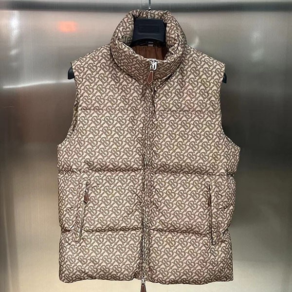 Burberry logo down vest replica Baz77144