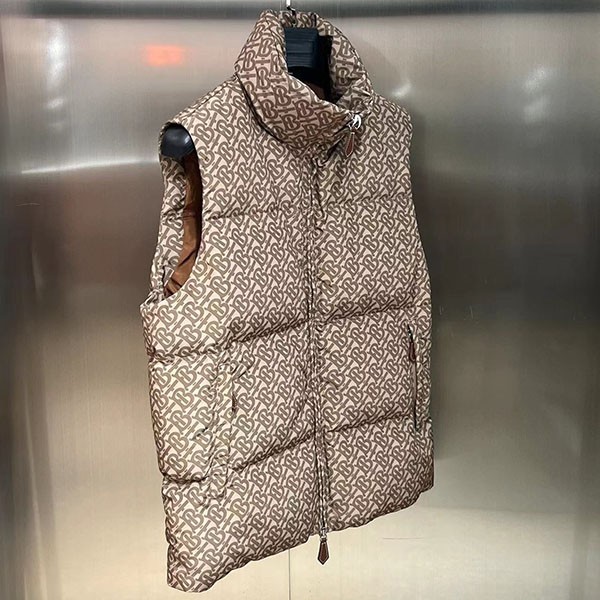 Burberry logo down vest replica Baz77144