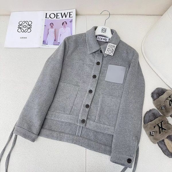 Perfect gift? Loewe wool cashmere workwear jacket replica lof52579
