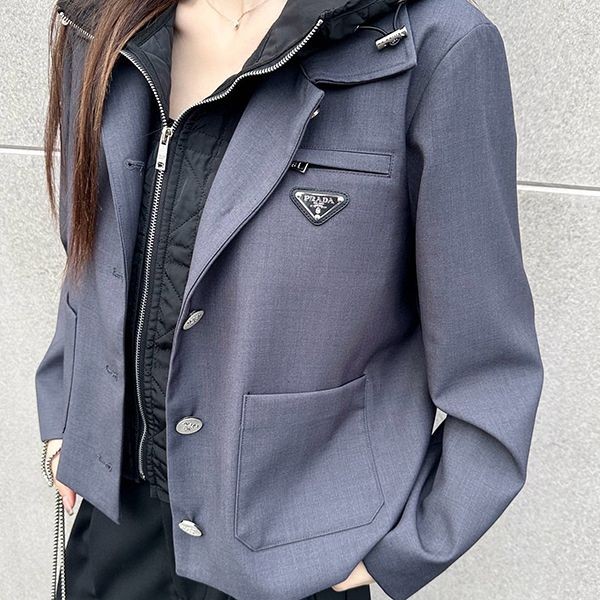 Popular Prada fake two-piece hooded jacket pub66191