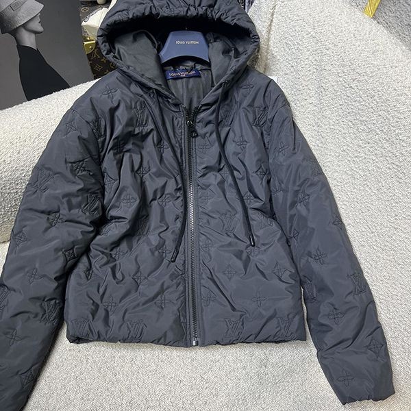 The most popular Louis Vuitton hooded jacket replica with LV embroidery vuv76576 The most popular Louis Vuitton hooded jacket replica with LV embroidery vuv76576