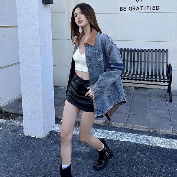 New limited edition Saint Laurent denim jacket replica Saf84125 New limited edition Saint Laurent denim jacket replica Saf84125