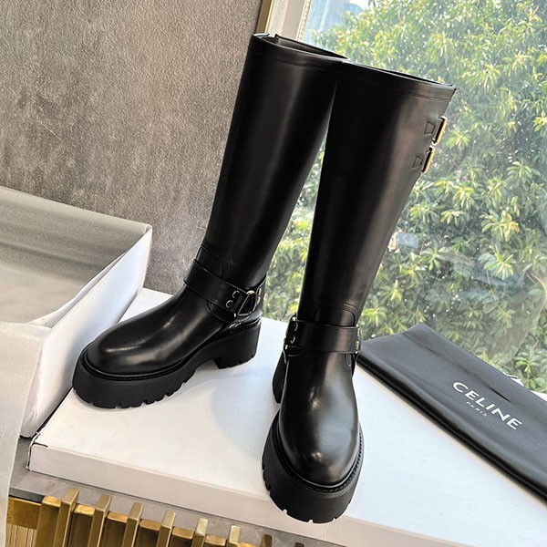 Celine Biker High Boots Replica Ceg21086
