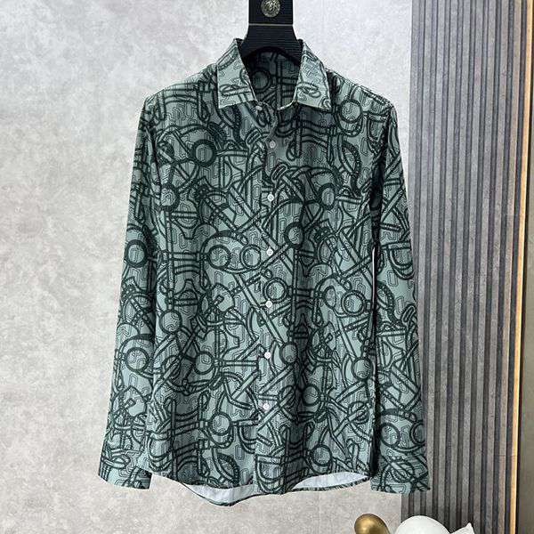 Very popular all over the world? Hermes men's long sleeve shirt replica erc62762