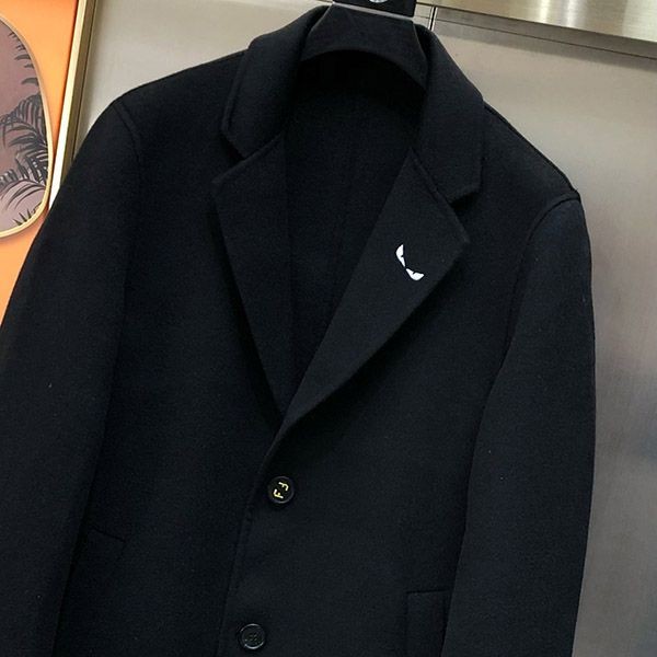 Free shipping Fendi fur pocket overcoat replica fev24513