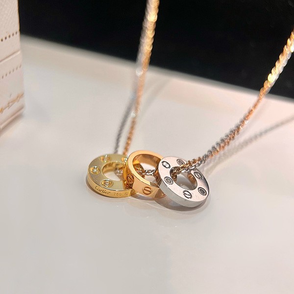 New limited edition Cartier LOVE necklace replica kay53037