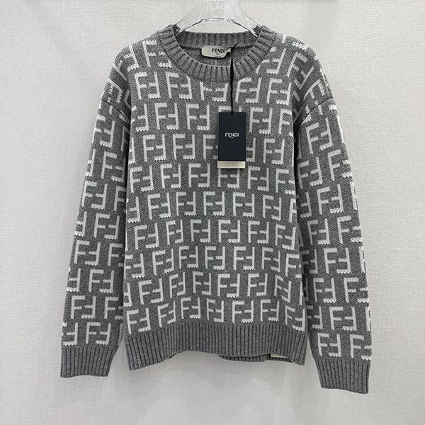 Classic and popular Fendi FF logo crew neck sweater replica fea15693 Classic and popular Fendi FF logo crew neck sweater replica fea15693