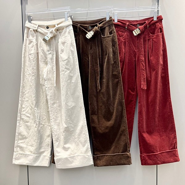 Miu Miu Replica Washed Corduroy Pants 3 Colors myb37476