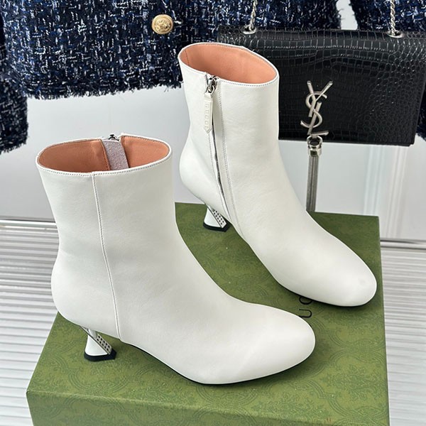 Gucci Leather Ankle Boots Replica guz53633