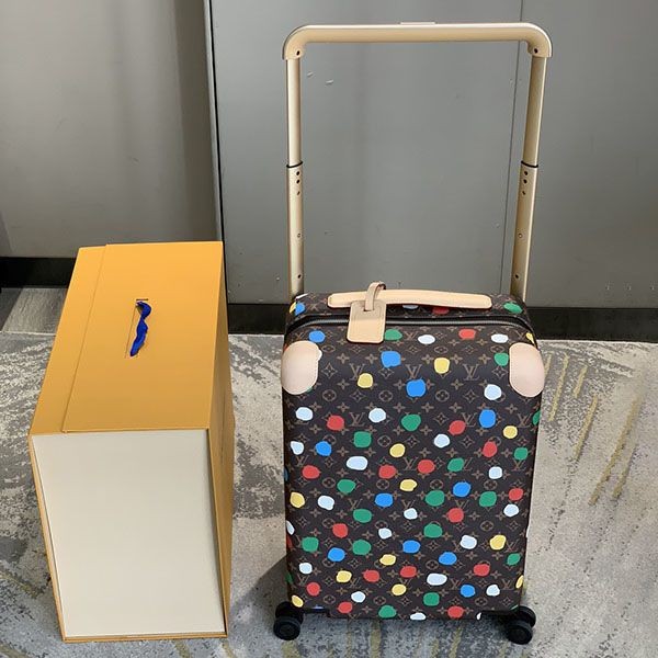 Luxury brand "Yayoi Kusama collaboration" Louis Vuitton Horizon 55 suitcase replica M10118 Luxury brand "Yayoi Kusama collaboration" Louis Vuitton Horizon 55 suitcase replica M10118