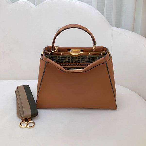 Fendi replica Peekaboo I See You leather bag fep54970