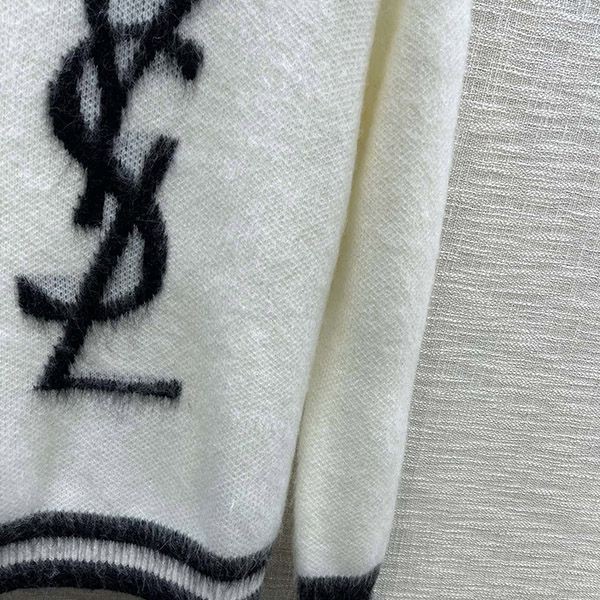 Saint Laurent Fine Knit Top Replica Knit Sweater Sak97919