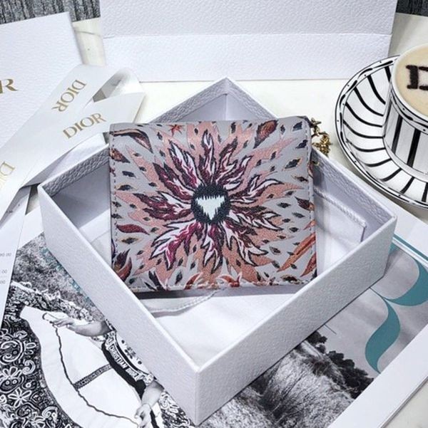Limited edition rare Dior Nature Ballet mini wallet replica dex64887 Limited edition rare Dior Nature Ballet mini wallet replica dex64887