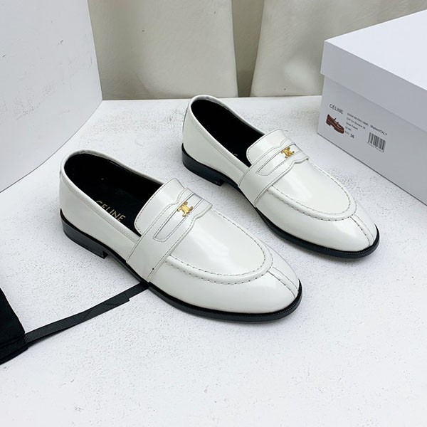 Celine Malake Triomphe Loafers Replica Polished Blue Cem83032 Celine Malake Triomphe Loafers Replica Polished Blue Cem83032