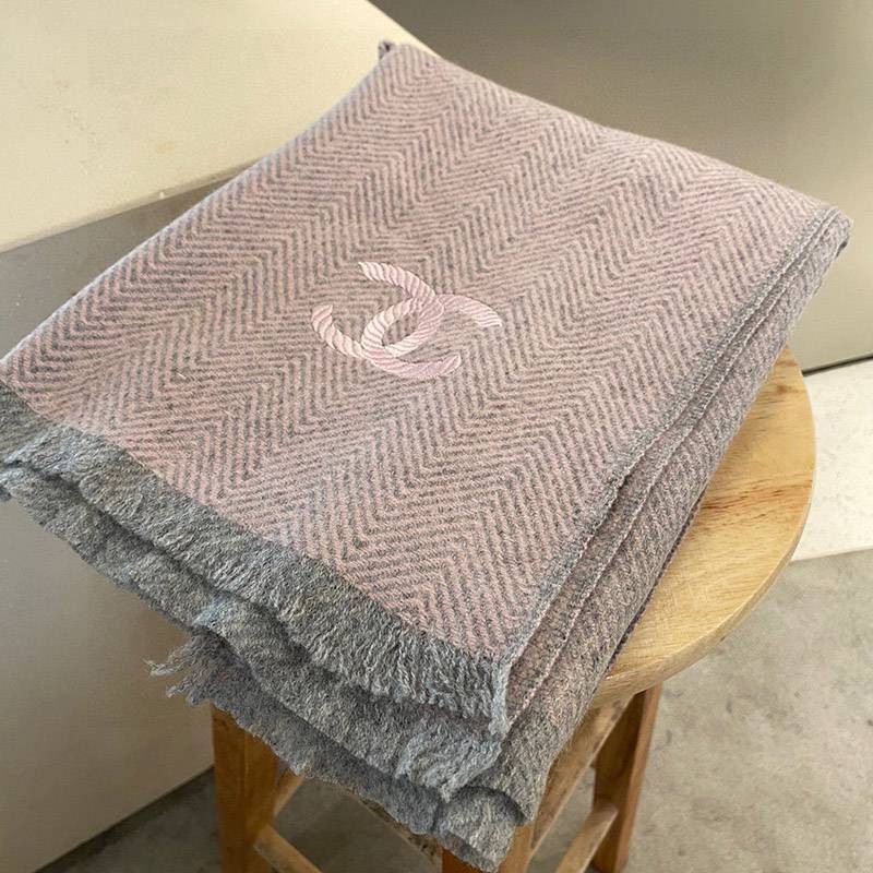 Chanel cashmere check scarf/stole replica shp80349 Chanel cashmere check scarf/stole replica shp80349