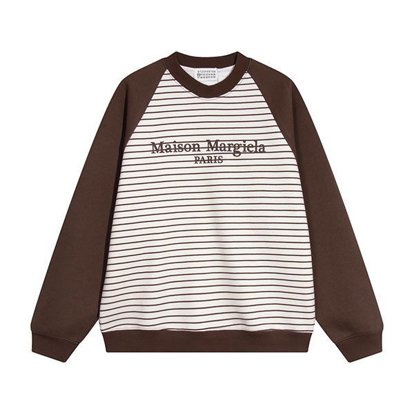 Maison Margiela Replica Logo Print Crew Neck Sweatshirt Mas96378 Maison Margiela Replica Logo Print Crew Neck Sweatshirt Mas96378