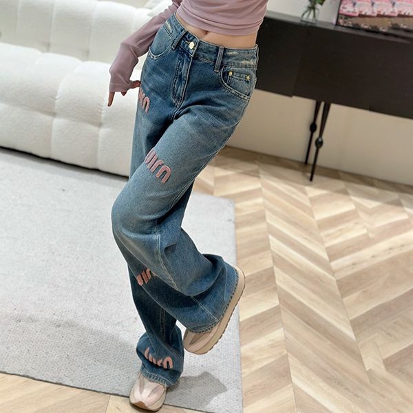Sure to sell out 23FW Miu Miu denim pants replica myx58426