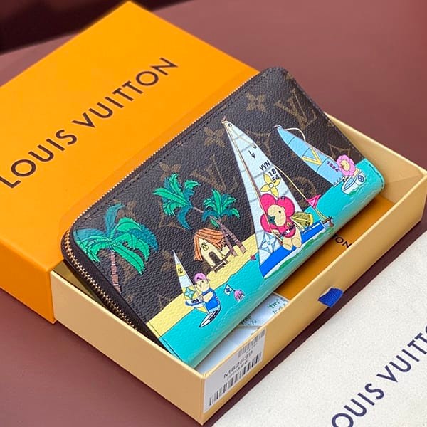 A nice Louis Vuitton Zippy Wallet replica long wallet M82614