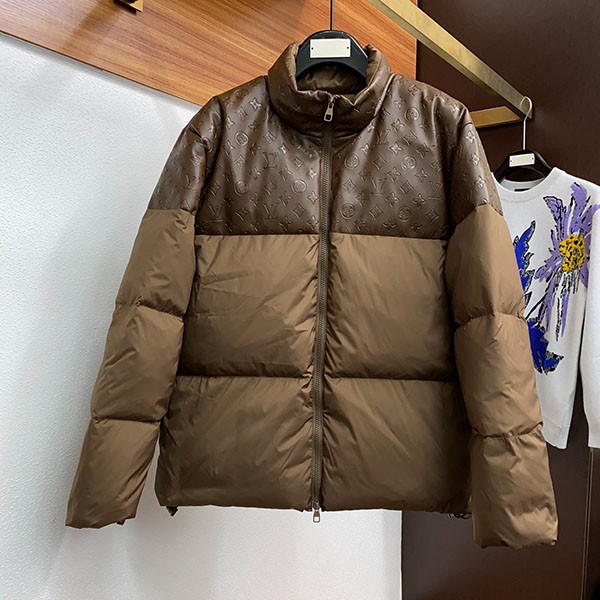 Louis Vuitton replica monogram down jacket vuy09988