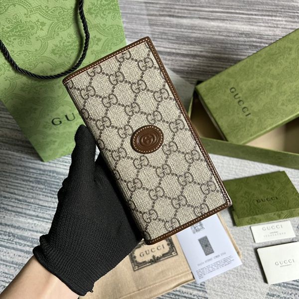 Perfect as a gift? Gucci Interlocking G Long Wallet Replica guf63568