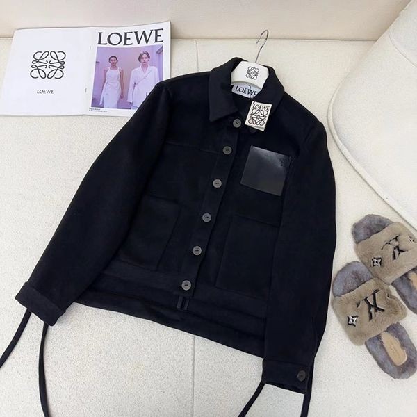 Stylish? Loewe wool cashmere workwear jacket copy loi97149