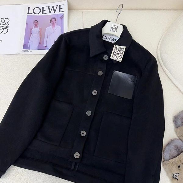 Stylish? Loewe wool cashmere workwear jacket copy loi97149