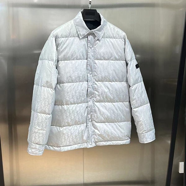 Dior Replica Oblique Quilted Down Jacket det30642