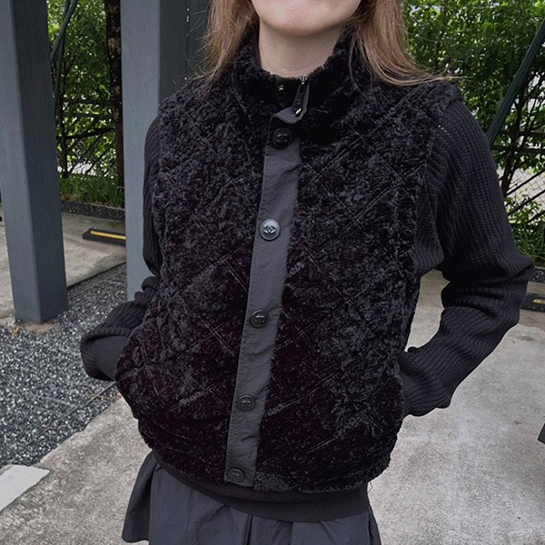 Chanel fluffy vest replica shw44982