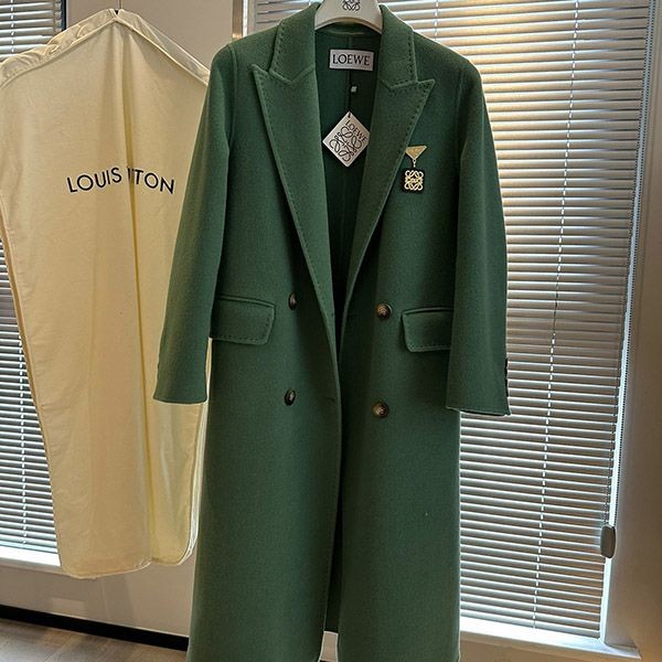 [Very versatile] Loewe wool and cashmere coat replica loo10693