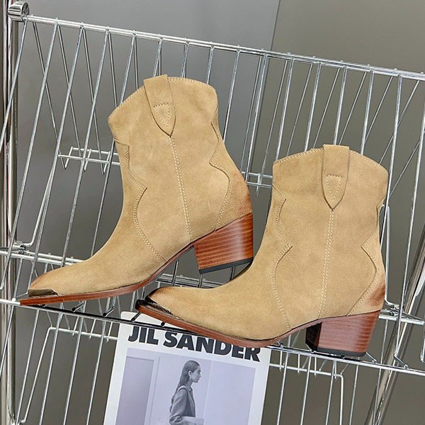 Celine replica metal toe suede chelsea boots Cel53227