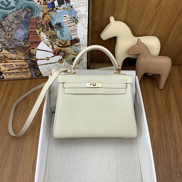Extremely rare! [Popular item] Hermes Kelly 25 replica with gold hardware era28817