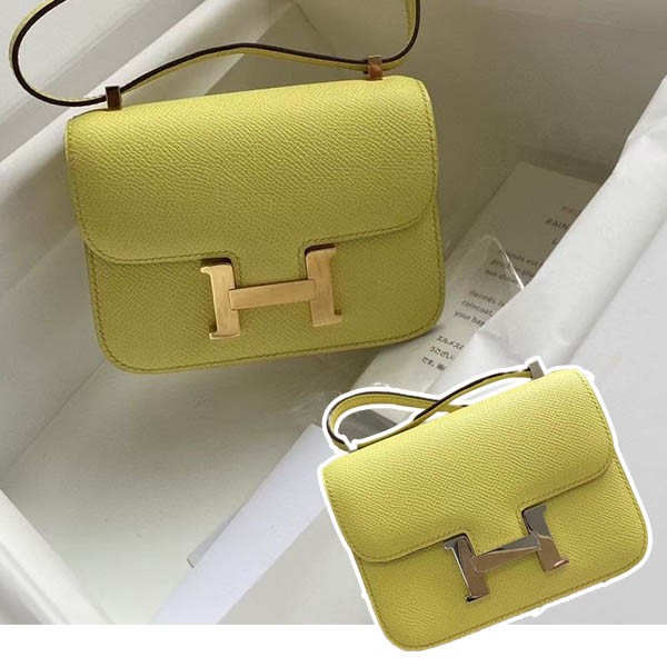 Extremely rare! Hermes Constance 14 replica gold/silver hardware erf74693