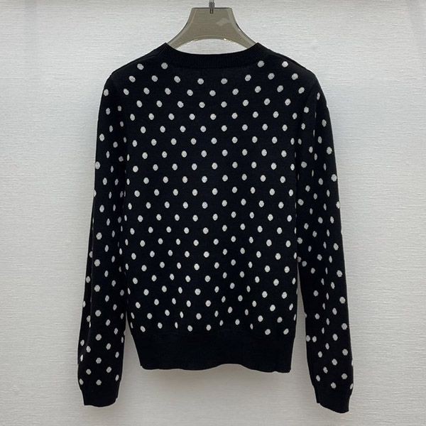 Super low price! Miu Miu Polka Dot Viscose Sweater myp72587