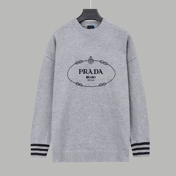 Recommended Prada wool x cashmere crew neck sweater replica puj05067