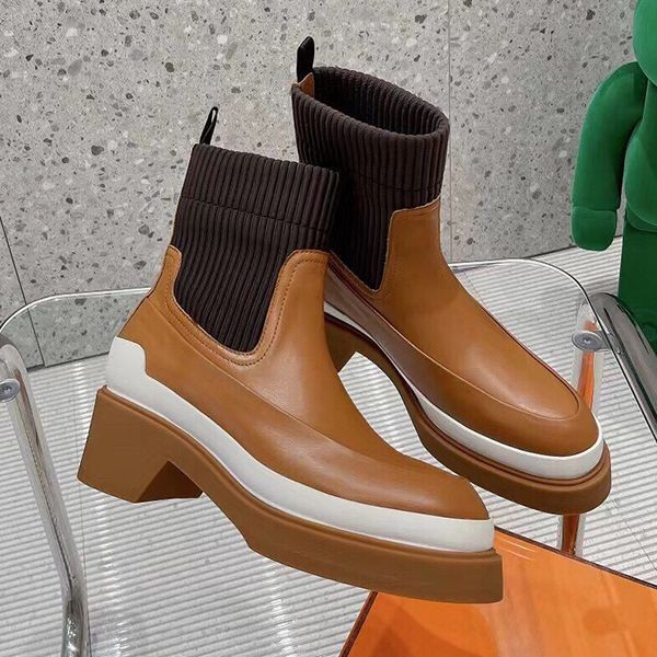 New color ☆ Rare Hermes Chunky Classic Boots Replica ero58209