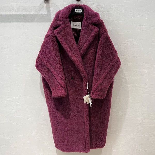 Immediate shipping Max Mara Icon Teddy Bear Coat Replica Double Breasted map58438 Immediate shipping Max Mara Icon Teddy Bear Coat Replica Double Breasted map58438