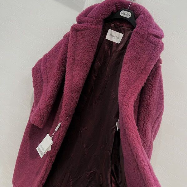 Immediate shipping Max Mara Icon Teddy Bear Coat Replica Double Breasted map58438