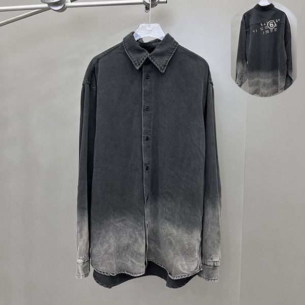New and hard to find Maison Margiela denim shirt copy Mac44934