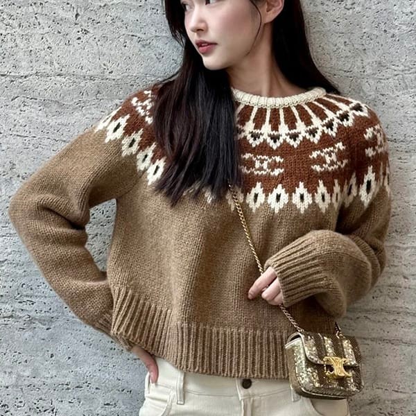 Boutique?Celine Triomphe Crew Neck Sweater Replica 2ADJ7823V02CM