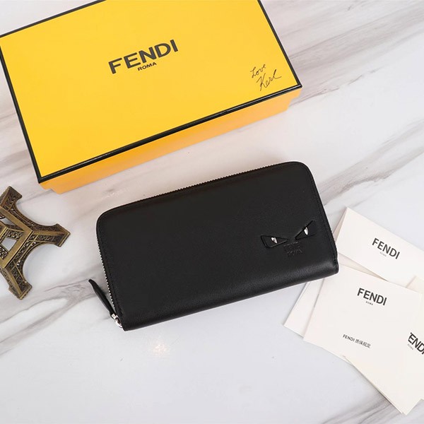 Attention ★ Fendi Bag Bugs Replica Leather Long Wallet feu61346