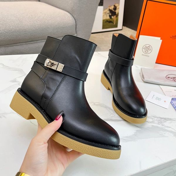 [HERMES] History Short Boots Replica Veau Heritage H232068Z