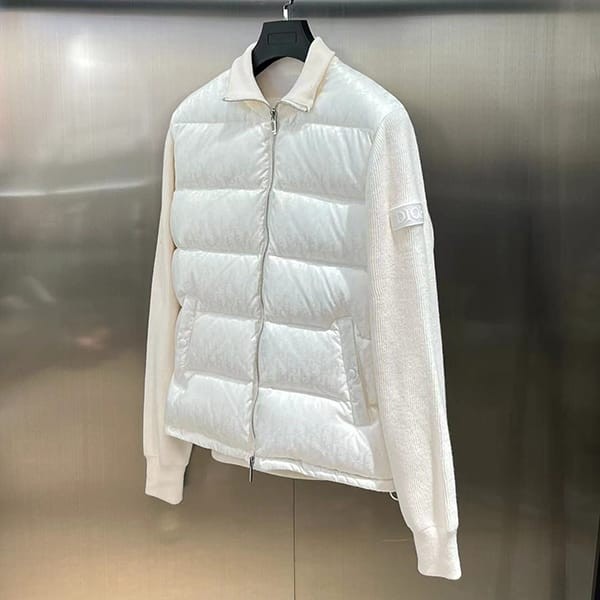 ★Tracked shipping for peace of mind Dior Oblique Wool Knit Blouson Replica 2 colors dep69609