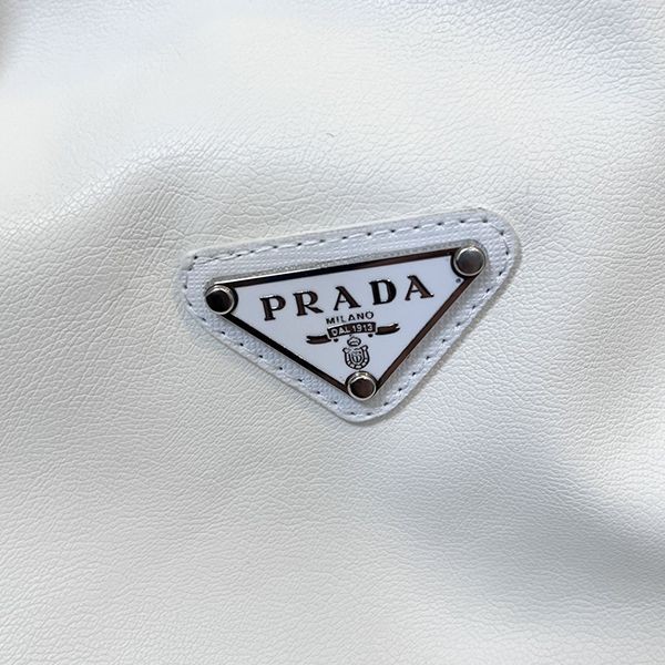 Attention-grabbing! Prada Triangle Logo Leather Jacket Replica puo97070