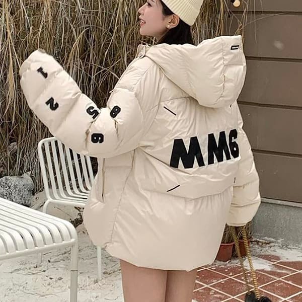 A nice Maison Margiela replica fake leather down jacket Mar96169