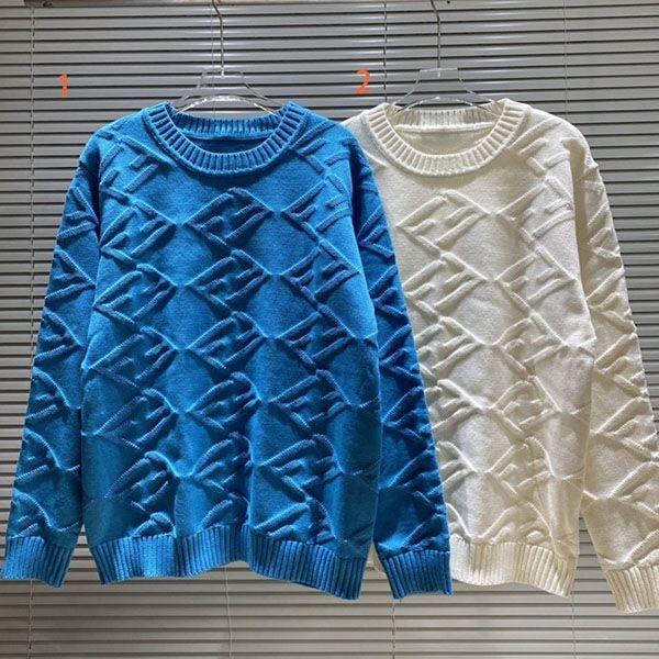 Free shipping Fendi blue cutout sweater replica fee94551