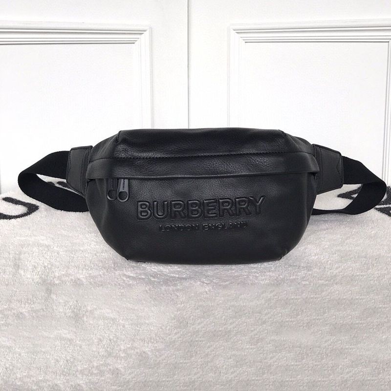 Burberry Leather London Check Waist Pouch in Rare Colors Replica Bab72673