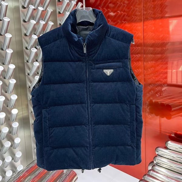 Boutique Prada Replica Corduroy Down Vest pum21042