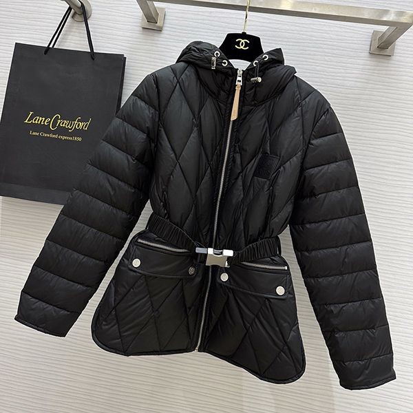 New color ☆ Rare Loewe belted short down jacket copy lol39646