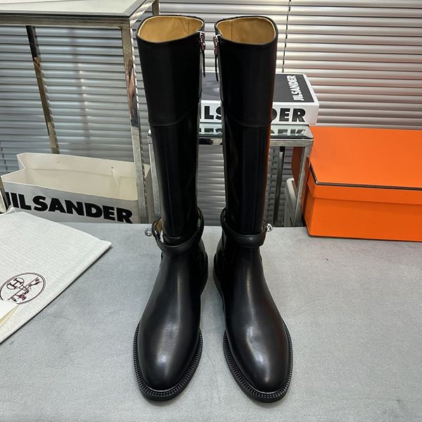 [Wonderful? Also makes your legs look beautiful!] Hermes jumping long boots replica erx97055