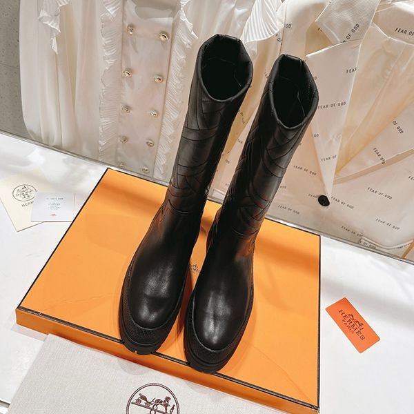 [Women's dream ☆] Hermes platform short boots replica ert27094